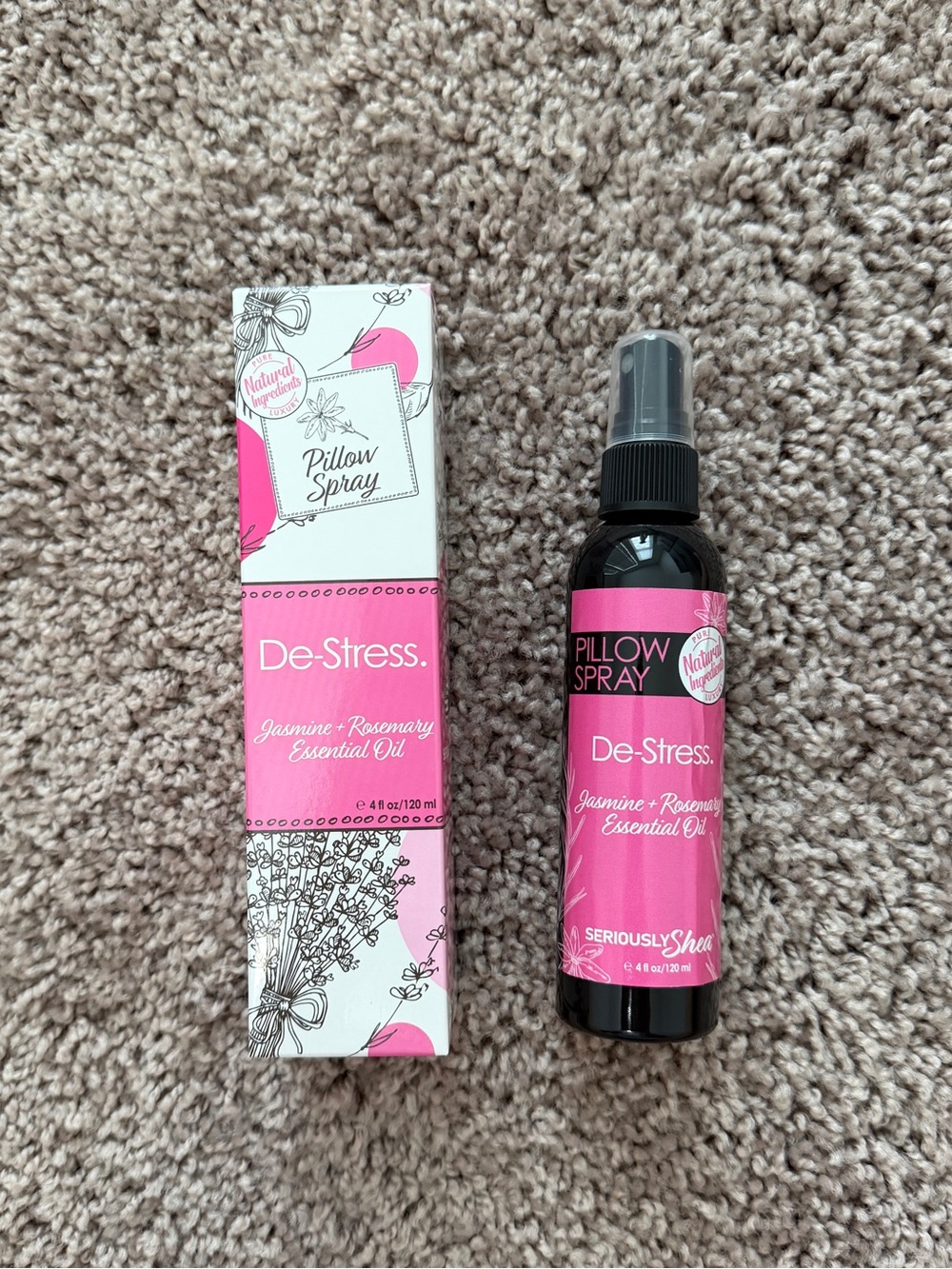 De-Stress Pillow Spray - Jasmine + Rosemary